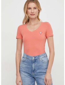 Guess t-shirt női, narancssárga, W2YI45 J1314