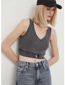 Calvin Klein Jeans top női, szürke