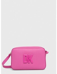 Dkny bőr táska rózsaszín, R33EKY31