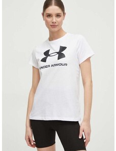 Under Armour t-shirt női, fehér