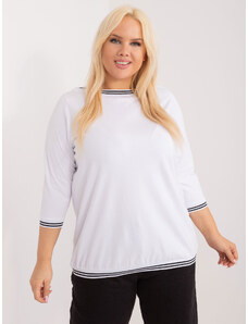 BASIC Fehér női póló hosszú ujjakkal RV-BZ-6640.86-white