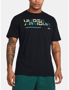 Under Armour UA T-Shirt Colorblock Wordmark SS-BLK - Men