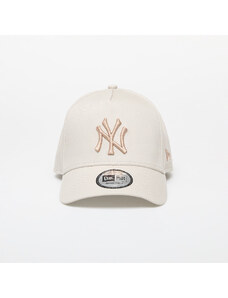 Sapka New Era New York Yankees MLB Seasonal E-Frame Trucker Cap Stone/ Ash Brown