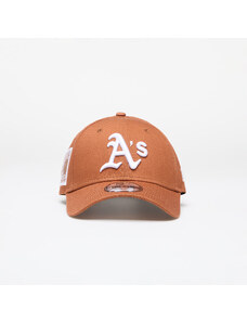 Sapka New Era Oakland Athletics MLB Side Patch 9FORTY Adjustable Cap Brown/ White