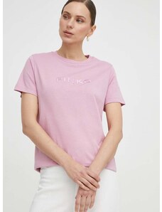 Pinko pamut póló női, rózsaszín, 101752.A1NW