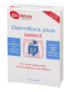 DR.WOLZ DARMFLORA PLUS SELECT KAPSZULA az egészséges bélflóráért 40X