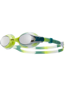 úszószemüveg tyr swimple mirrored tie-dye zöld/ezüst