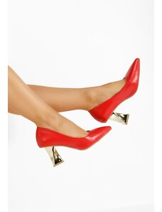 Zapatos Rociana piros tűsarkú cipő