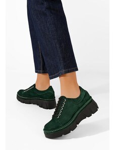 Zapatos Keresa zöld női bőr félcipő