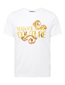 Versace Jeans Couture Póló '76UP600' barna / mustár / aranysárga / fehér