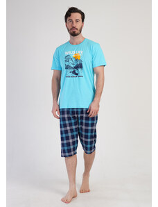vienetta Nagyméretű halásznadrágos férfi pizsama