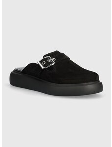 Vagabond Shoemakers papucs velúrból BLENDA fekete, női, platformos, 5519-750-20