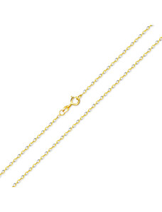 Ékszerkirály 14k arany nyaklánc, kétszínű Anker, 42 cm