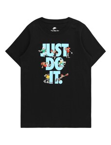 Nike Sportswear Póló világoskék / fekete