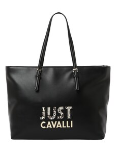 Just Cavalli Shopper táska arany / fekete / fehér