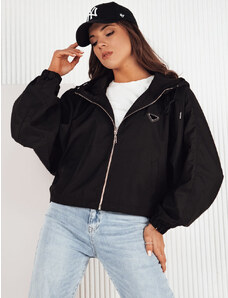 BASIC Fekete oversize könnyű kabát CATRAL TY4189
