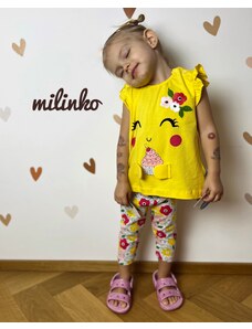 Miniworld 2részes babaruha szett- Muffin,sárga