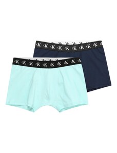 Calvin Klein Underwear Rövid fürdőnadrágok tengerészkék / vízszín / fekete / fehér