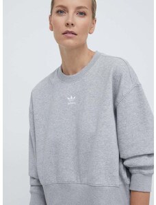 adidas Originals felső Essentials Crew Sweatshirt szürke, női, melange, IA6499