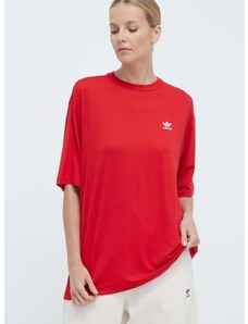adidas Originals t-shirt Trefoil Tee női, piros, IR8069