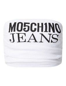 Moschino Jeans Top fekete / fehér