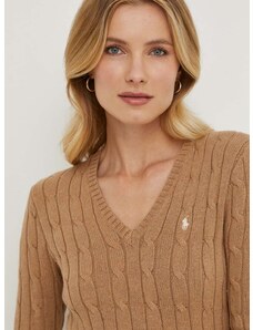 Polo Ralph Lauren pamut pulóver könnyű, bézs
