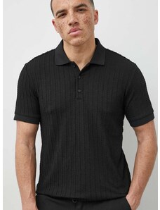 Bruuns Bazaar pulóver könnyű, férfi, fekete