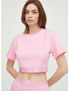 HUGO póló otthoni viseletre rózsaszín