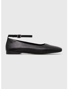 Vagabond Shoemakers bőr balerina cipő DELIA fekete, 5707-101-20