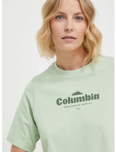 Columbia pamut póló zöld, 1992085