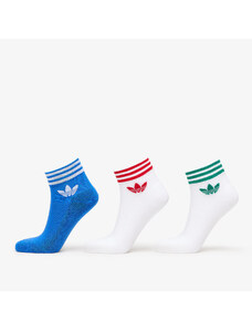 adidas Originals Férfi zoknik adidas Trefoil Ankle Sock 3-Pack Blue Bird/ White/ White