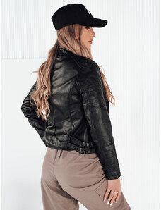 Women's leather jacket BAILO black Dstreet