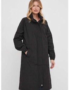 Tommy Hilfiger rövid kabát női, fekete, átmeneti, oversize