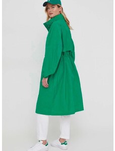 Tommy Hilfiger rövid kabát női, zöld, átmeneti, oversize
