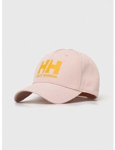Helly Hansen pamut baseball sapka Czapka Helly Hansen HH Ball Cap 67434 001 rózsaszín, nyomott mintás, 67489