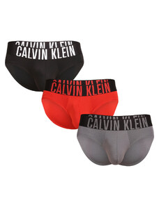 3PACK Férfi slip alsónadrág Calvin Klein tarka
