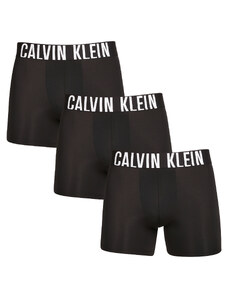 3PACK fekete Calvin Klein férfi boxeralsó