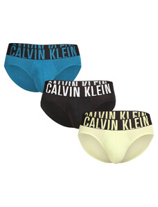 3PACK Férfi slip alsónadrág Calvin Klein tarka