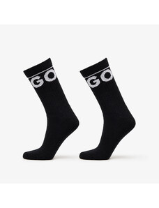 Férfi zoknik Hugo Boss Iconic Socks 2-Pack Black