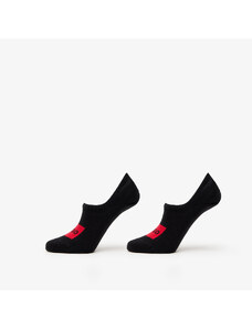 Férfi zoknik Hugo Boss Low Cut Label Socks 2-Pack Black