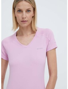 Columbia sportos póló Zero Rules rózsaszín, 1533571