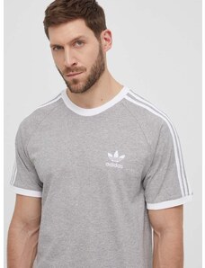 adidas Originals pamut póló szürke, férfi, mintás, IA4848