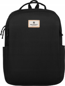 Peterson fekete hátizsák laptop zsebbel PTN 77707