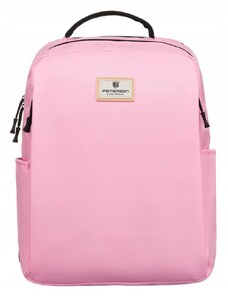 Peterson rózsaszín hátizsák laptop zsebbel PTN 77707