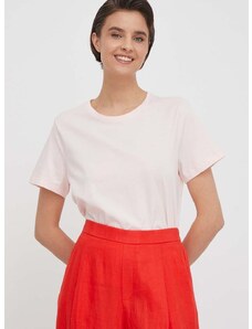 Lauren Ralph Lauren pamut póló női, rózsaszín