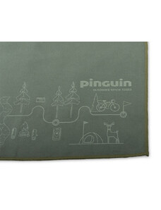 Pinguin Micro törölköző térkép 75 x 150 cm, szürke