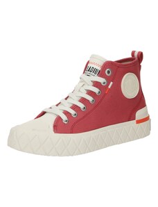 Palladium Rövid szárú sportcipők piros / fehér