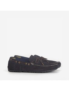 Barbour Jenson Driving Shoes — Navy Suede