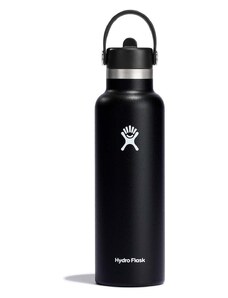 Hydro Flask termosz 21 Oz Standard Flex Straw Cap Black fekete, S21FS001