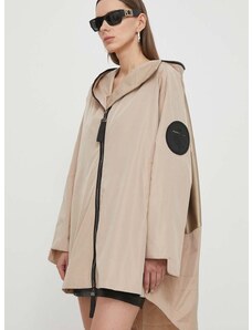 MMC STUDIO rövid kabát női, bézs, átmeneti, oversize